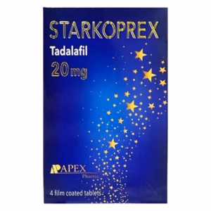 STARKOPREX 20 MG ( TADALAFIL ) 4 FILM-COATED TABLETS